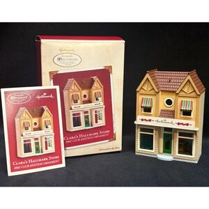 Hallmark 2002 Club Edition Keepsake Ornament CLARA'S HALLMARK STORE New KOCC